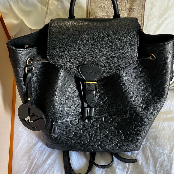 Louis Vuitton Black MONTSOURIS BACKPACK - Picture 9 of 16